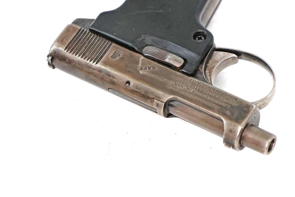 RARE Low Serial Webley & Scott England .25 ACP Automatic Pistol Great Condi-img-3