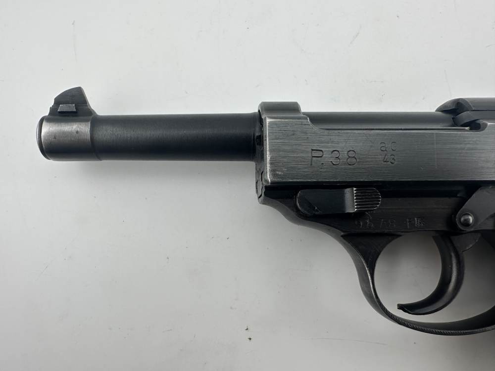 1943 WALTHER P.38 AC43 2ND VARIATION 9MM GERMAN MILITARY P38 *ALL MATCHING*-img-4
