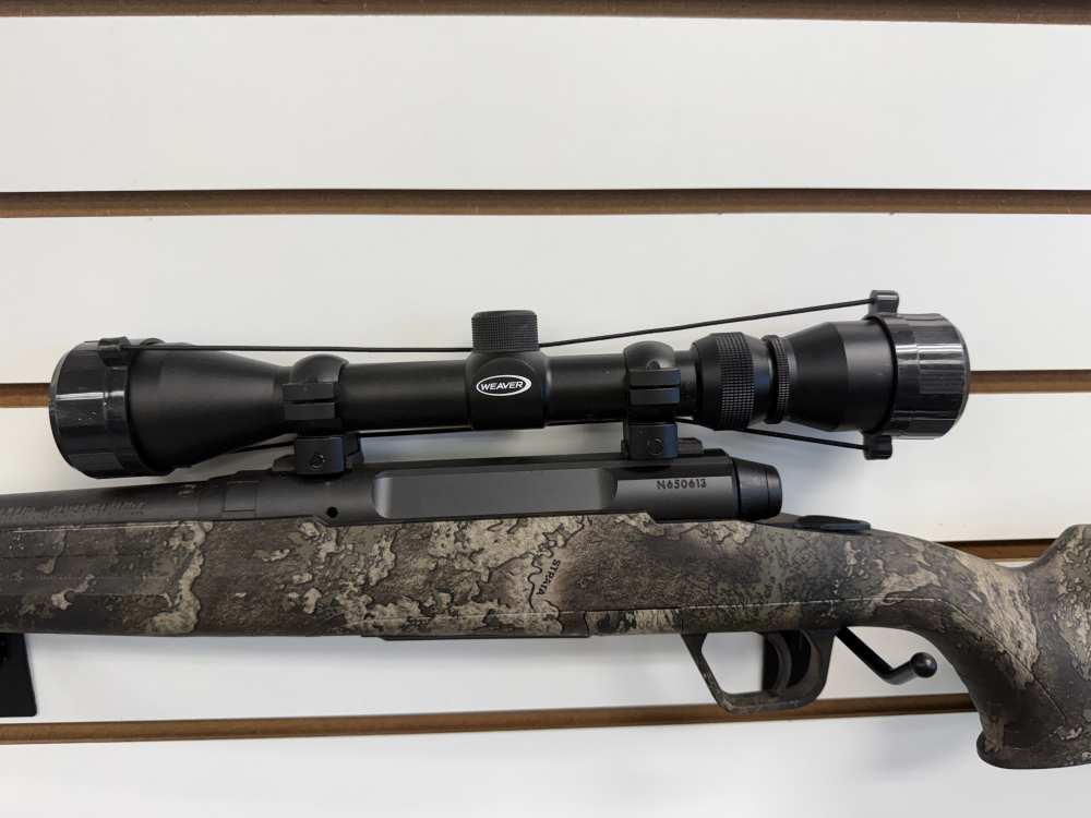 Savage Axis .308 Bolt Action Rifle w/ Weaver 3-9x40 Scope STRATA Camo-img-11