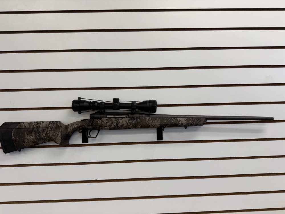 Savage Axis .308 Bolt Action Rifle w/ Weaver 3-9x40 Scope STRATA Camo-img-0