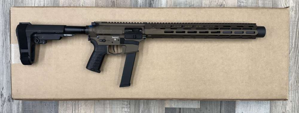 New! CMMG Zeroed Banshee MkGs 9mm 10.5" Barrel 99A80A7-MB NFA!!-img-0