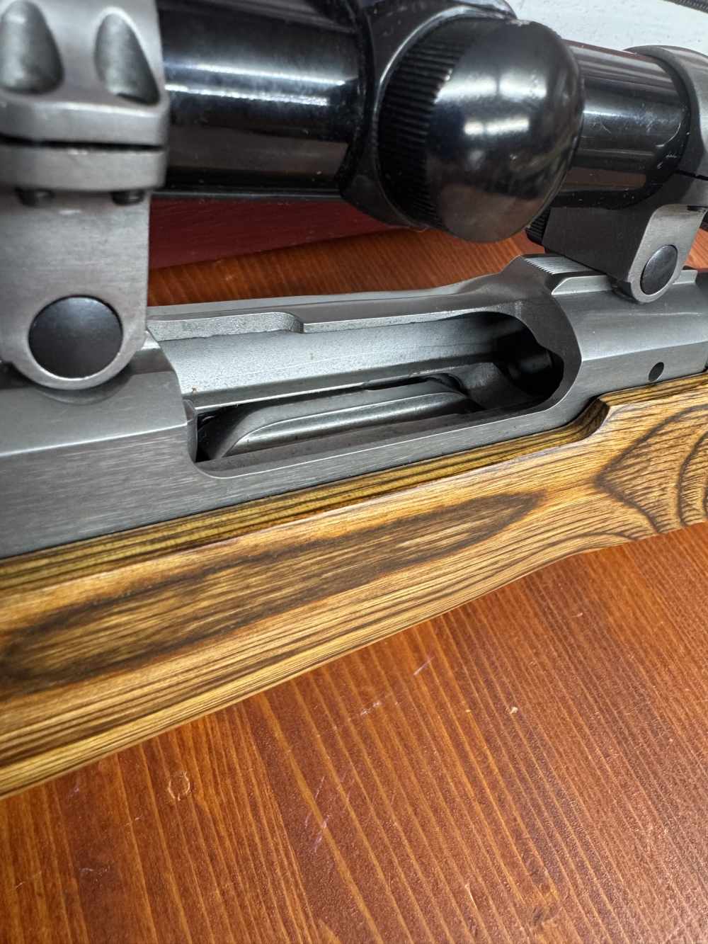 Ruger M77 Mark II Laminate .223 Heavy Barrel w/ Ultra Vision 3-12x40 Scope-img-7