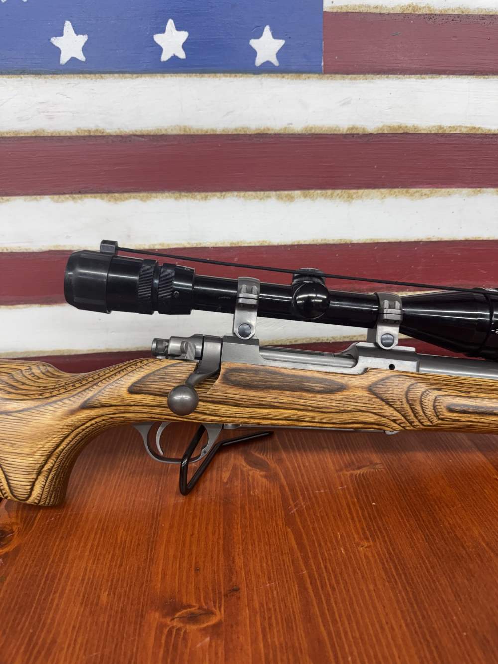 Ruger M77 Mark II Laminate .223 Heavy Barrel w/ Ultra Vision 3-12x40 Scope-img-2