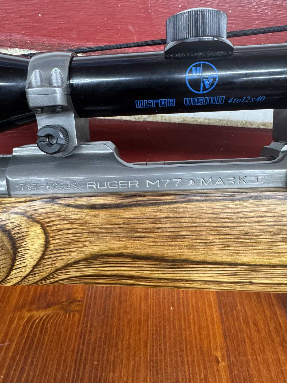 Ruger M77 Mark II Laminate .223 Heavy Barrel w/ Ultra Vision 3-12x40 Scope-img-13