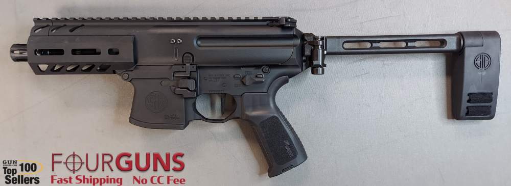Sig Sauer MPX K Semi-Auto Pistol 9mm 4.5" Barrel 35 Rounds PMPX-4B-9-35-img-0