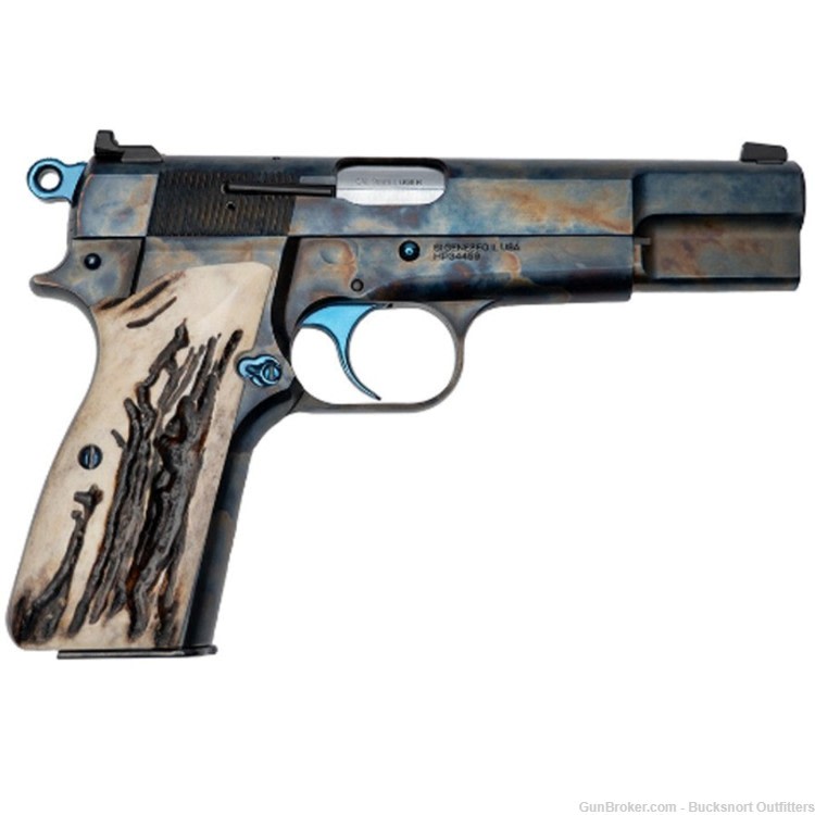SPRINGFIELD ARMORY SA-35 (9MM) 4.7" BARREL COLOR CASE HARDENED/STAG-img-0