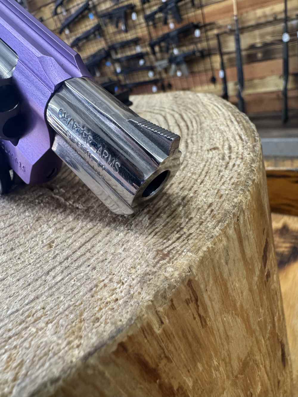 Charter Arms Chic Lady 38 SPL 5rd Shot 2" Lavender Frame Black Rubber Grip-img-3
