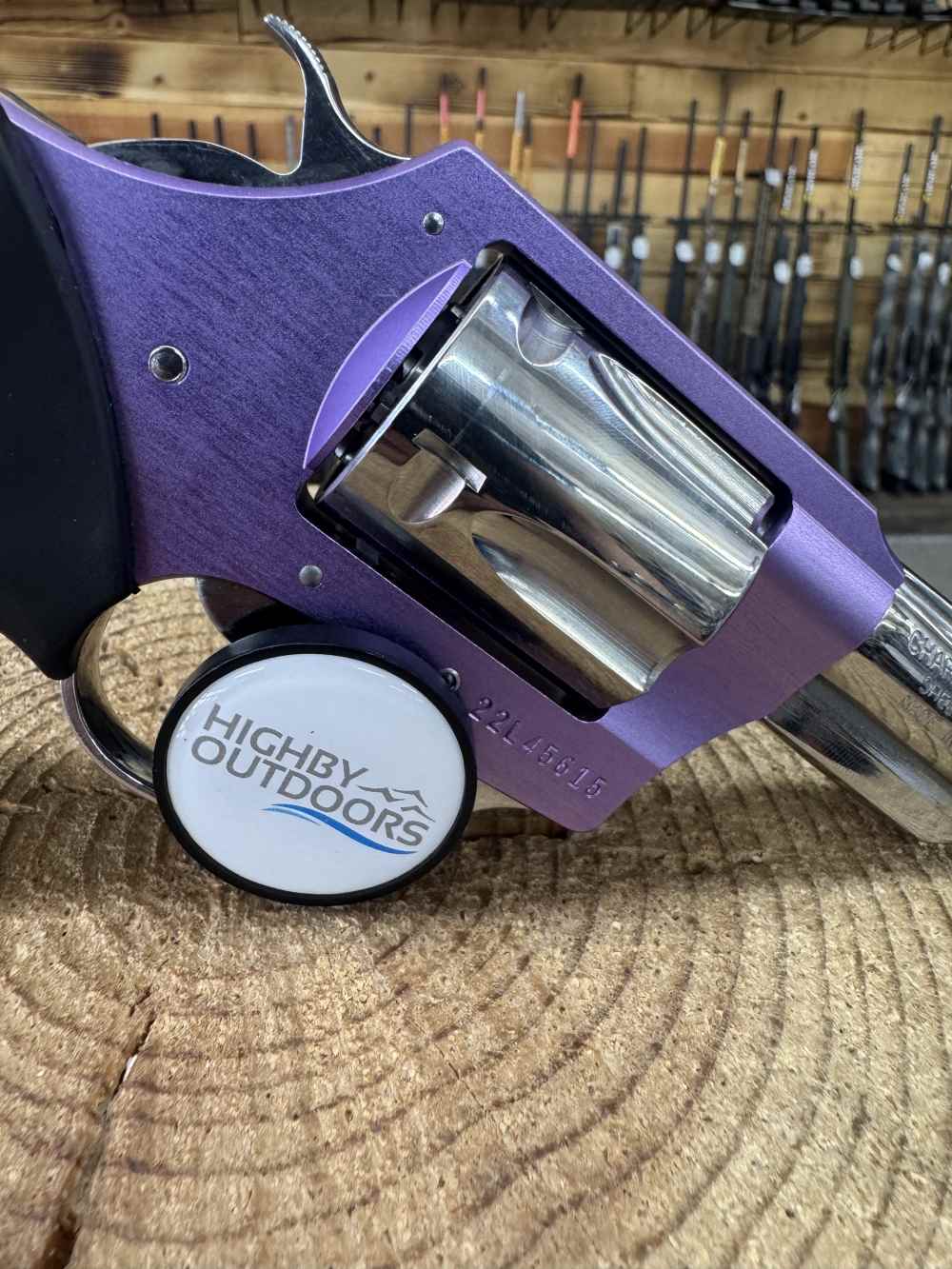 Charter Arms Chic Lady 38 SPL 5rd Shot 2" Lavender Frame Black Rubber Grip-img-2