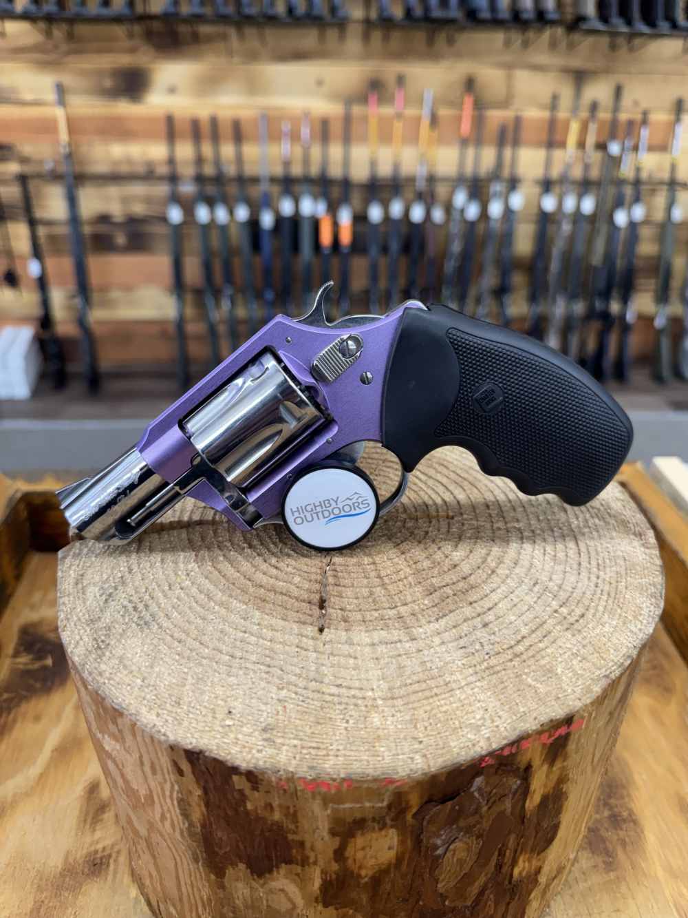 Charter Arms Chic Lady 38 SPL 5rd Shot 2" Lavender Frame Black Rubber Grip-img-0