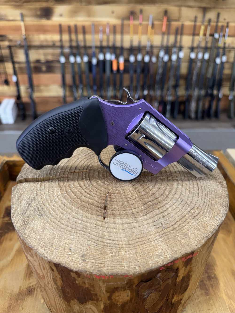 Charter Arms Chic Lady 38 SPL 5rd Shot 2" Lavender Frame Black Rubber Grip-img-5