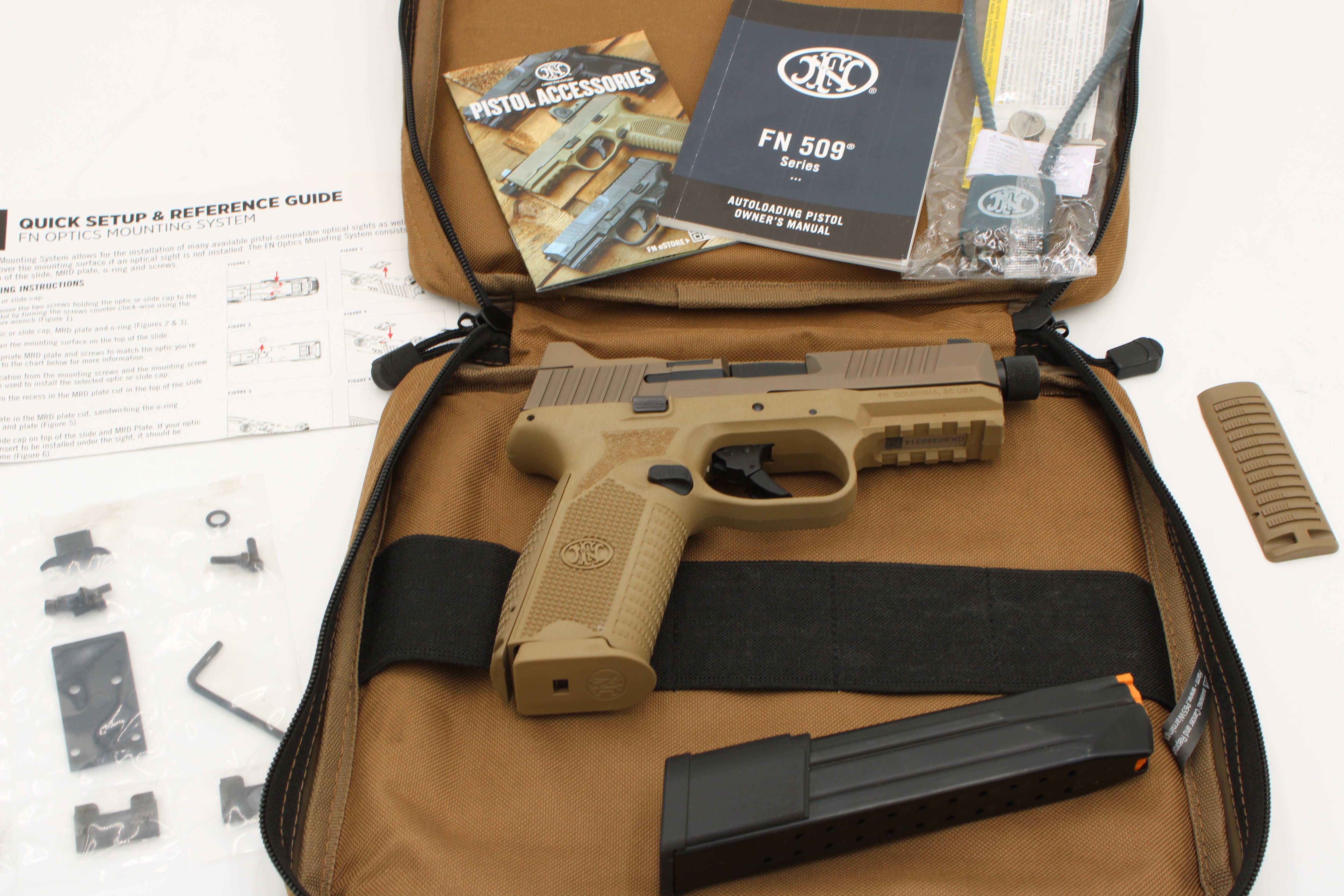 FNH 509 Tactical FDE 9mm - Used-img-0