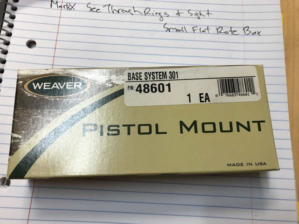 Weaver Pistol Mount Ruger Blackhawk -img-2