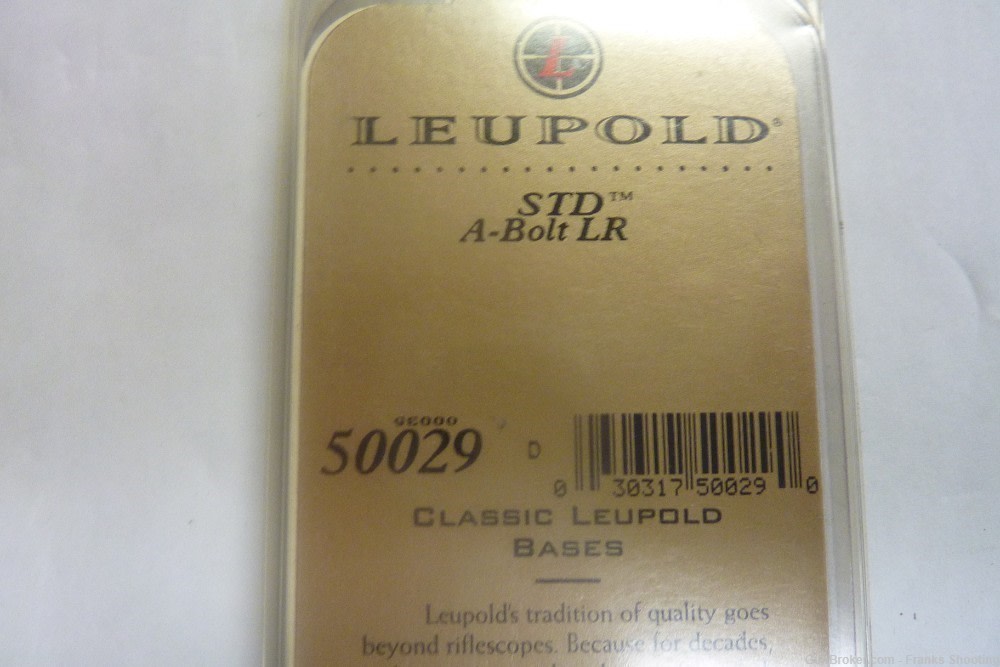 LEUPOLD STANDARD A-BOLT LR BASE-img-2