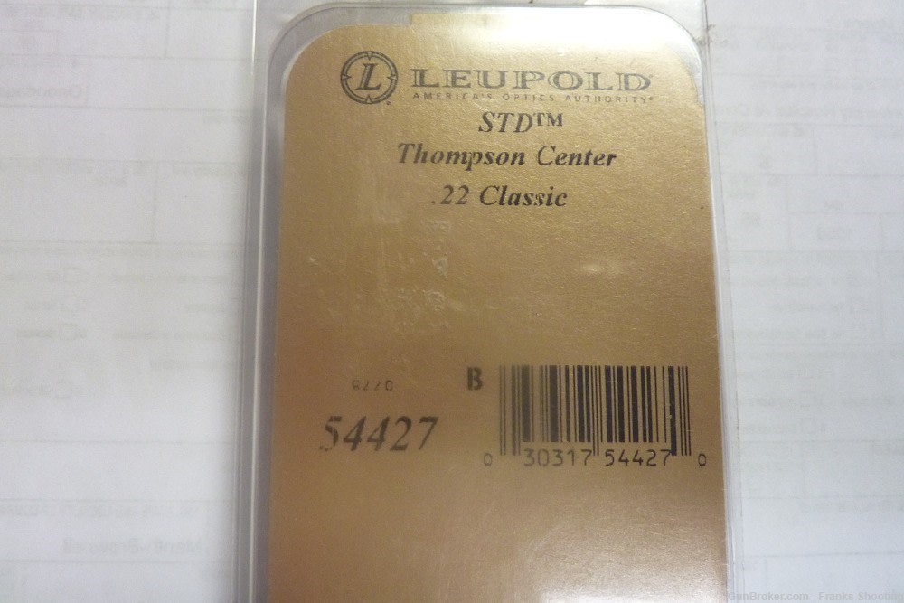 LEUPOLD STANDARD 1-PIECE MOUNT THOMPSON CENTER CLASSIC-img-2