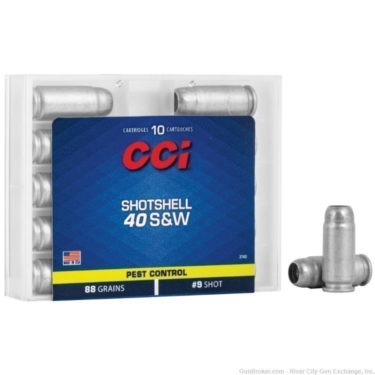 CCI Shotshell 3740S&W 9 Shot 3/16 oz 10Rd Box-img-0