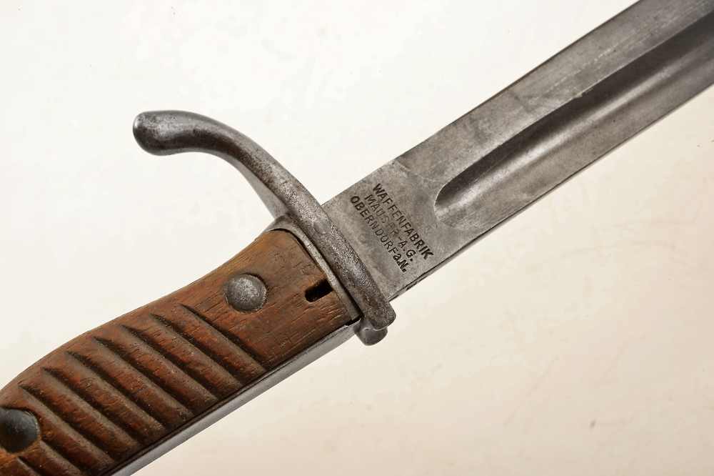 WWI GERMAN BUTCHER BAYONET MAUSER A.G. WAFFENFABRIK OBERNDORF a.N.-img-2
