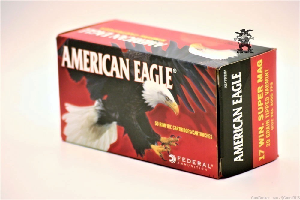 17 wsm Federal AE 17WSM Winchester Super Magnum WSM 20 Grain V-MAX 50 RDS-img-1