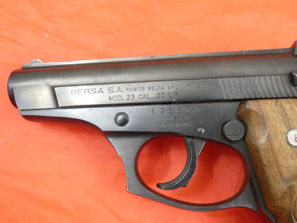 RARE BERSA MODEL 23 PISTOL ALL STEEL 22LR  - "AS NEW" ORIGINAL BOX / PAPERS-img-5