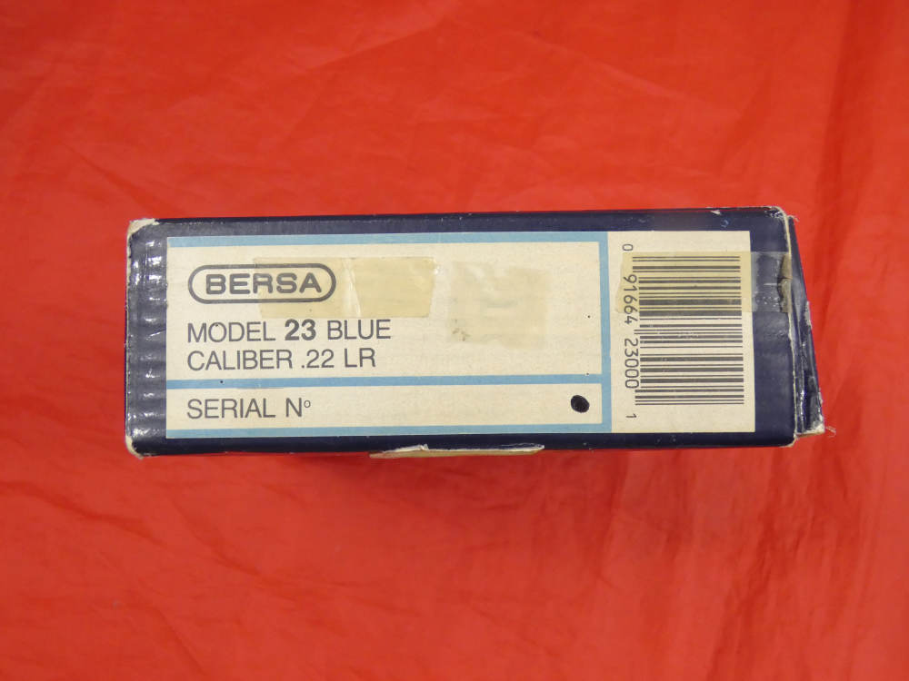 RARE BERSA MODEL 23 PISTOL ALL STEEL 22LR  - "AS NEW" ORIGINAL BOX / PAPERS-img-23