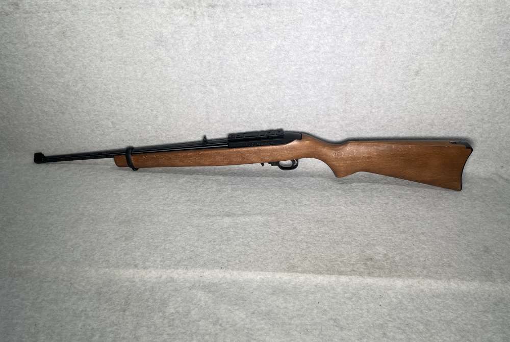 RUGER 10/22 Rifle .22 LR Semi Auto 1022 WOOD 22 Blue 18 1/2" 2 MAGS!-img-1