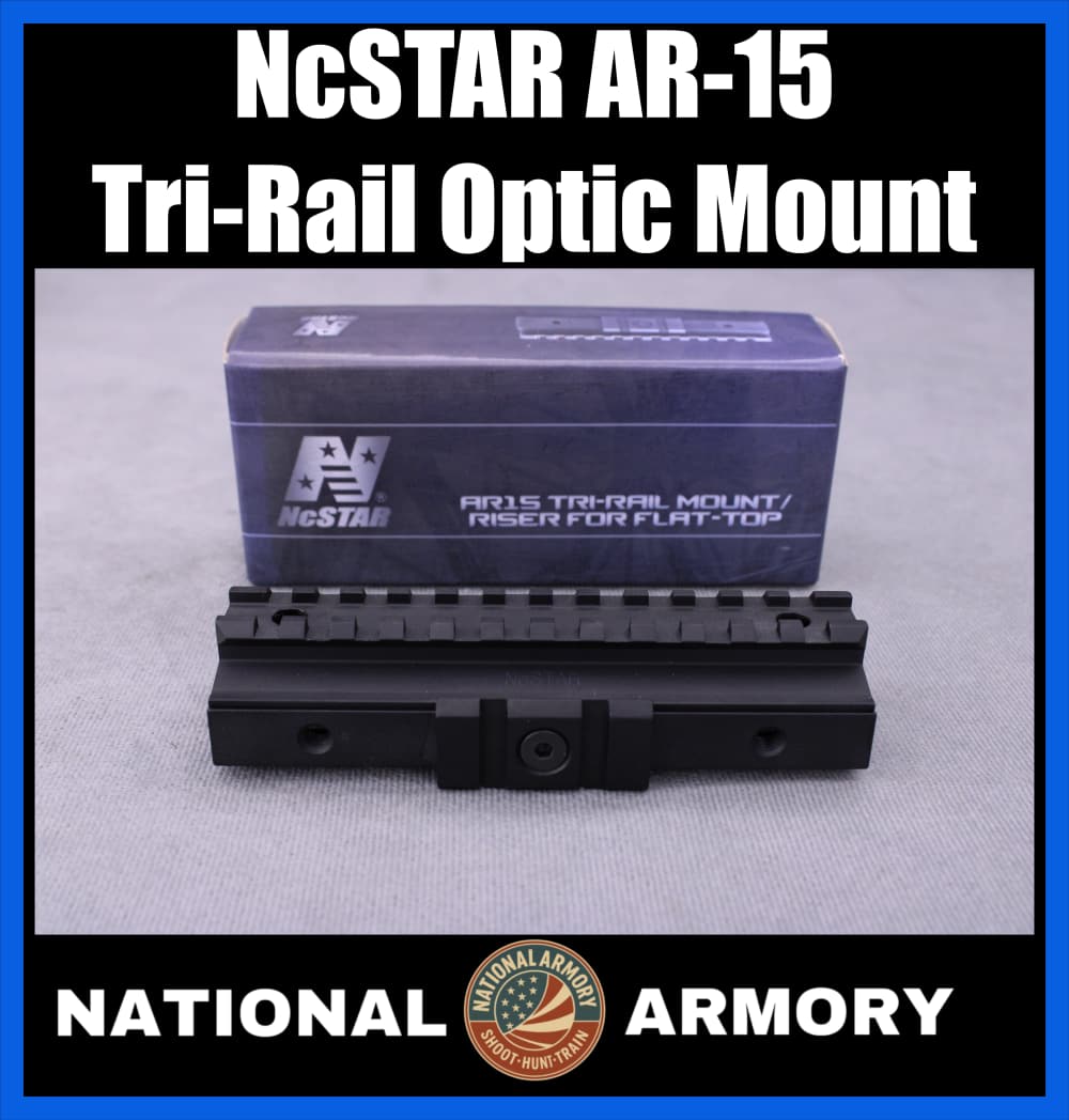 NcSTAR Tri-Rail Mount AR-15 Flat Top M4 Optic Mount-img-0