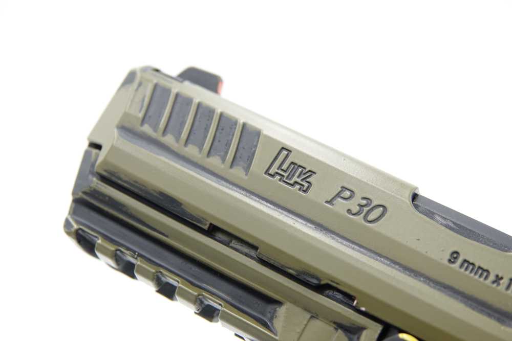 Custom Engraved and Cerakoted Star Wars - The Mandalorian HK P30 LEM 9mm-img-24