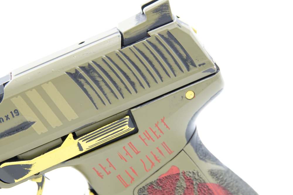 Custom Engraved and Cerakoted Star Wars - The Mandalorian HK P30 LEM 9mm-img-6