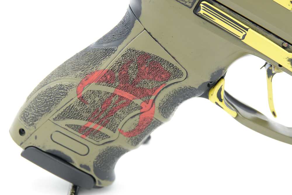 Custom Engraved and Cerakoted Star Wars - The Mandalorian HK P30 LEM 9mm-img-16