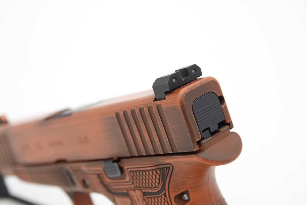 Custom Engraved and Cerakoted Glock 48 9mm Texas Edition-img-8
