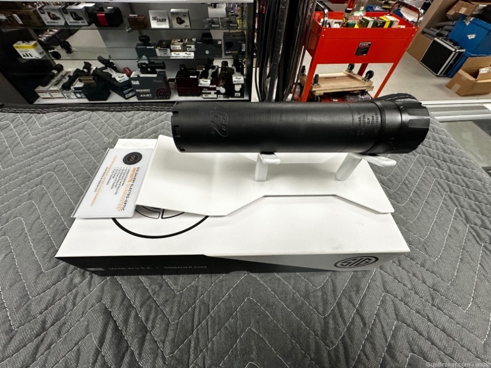 NIB Sig Sauer SLH-QD 7.62mm Centerfire Rifle Suppressor Black SLH762-QD-img-1