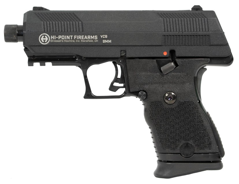 Hi-Point YC-9 Semi-Auto Pistol 9mm 10+1 4.12 Threaded Barrel Serrated Slide-img-2