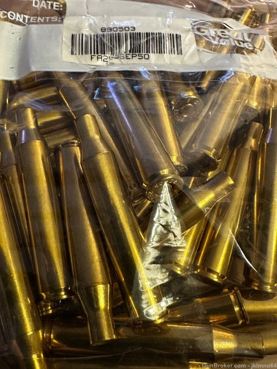 50 pieces of new Federal 25-06 Rem factory primed cases-img-4