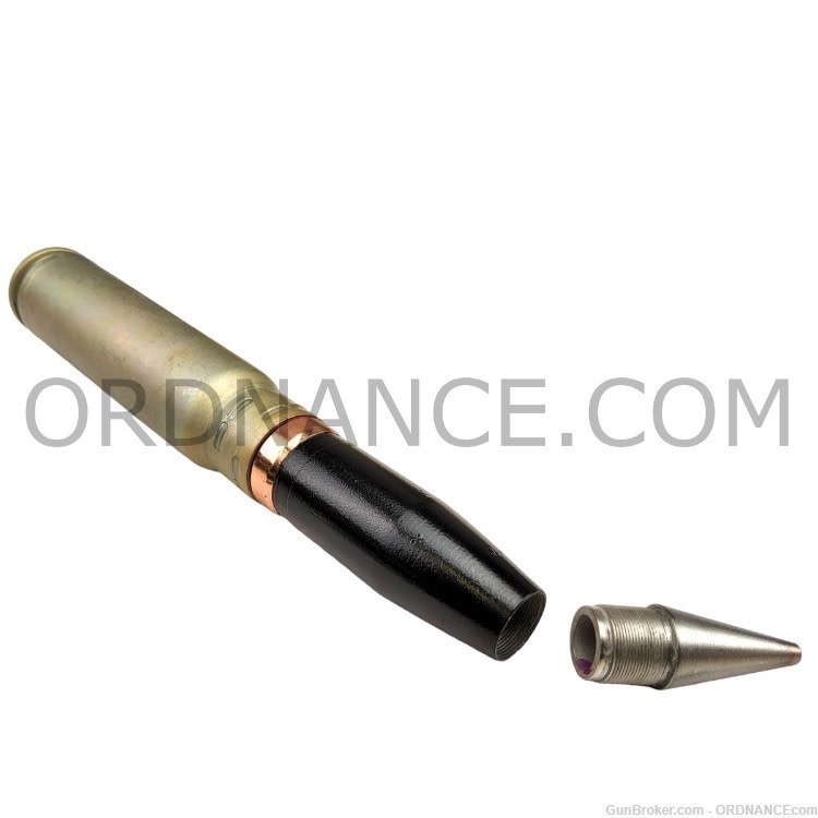 Cold War Soviet 30mm Round Shipunov 2A42 Cannon inert dummy shell NICE!-img-5