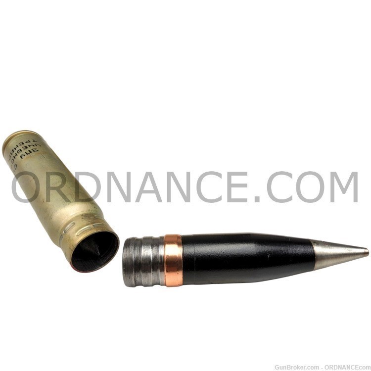 Cold War Soviet 30mm Round Shipunov 2A42 Cannon inert dummy shell NICE!-img-3