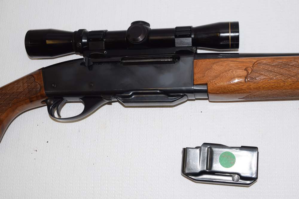 Remington 742 Woodsmaster, 30-06, 22" bbl, 2 Mags, Leupold 2-7 Scope, VG.-img-1