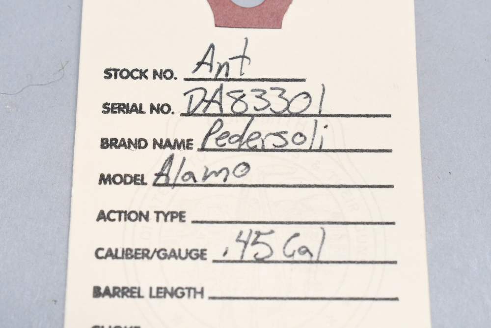 Pedersoli Alamo Flintlock Black Powder Rifle 45 Cal Italy 1998 READ-img-1