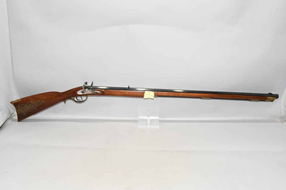 Pedersoli Alamo Flintlock Black Powder Rifle 45 Cal Italy 1998 READ-img-0