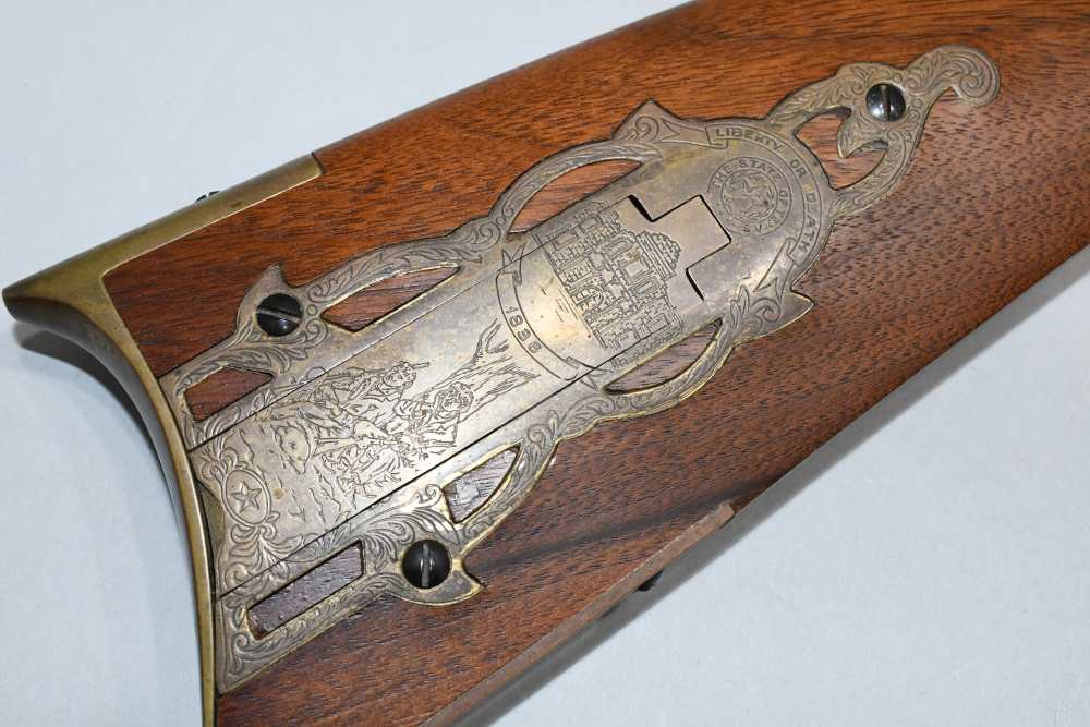 Pedersoli Alamo Flintlock Black Powder Rifle 45 Cal Italy 1998 READ-img-25