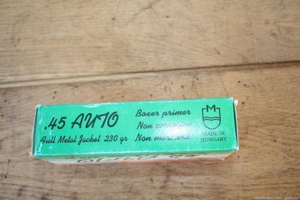 100rds 45acp Hungarian MFS 45 ACP Ball-img-2