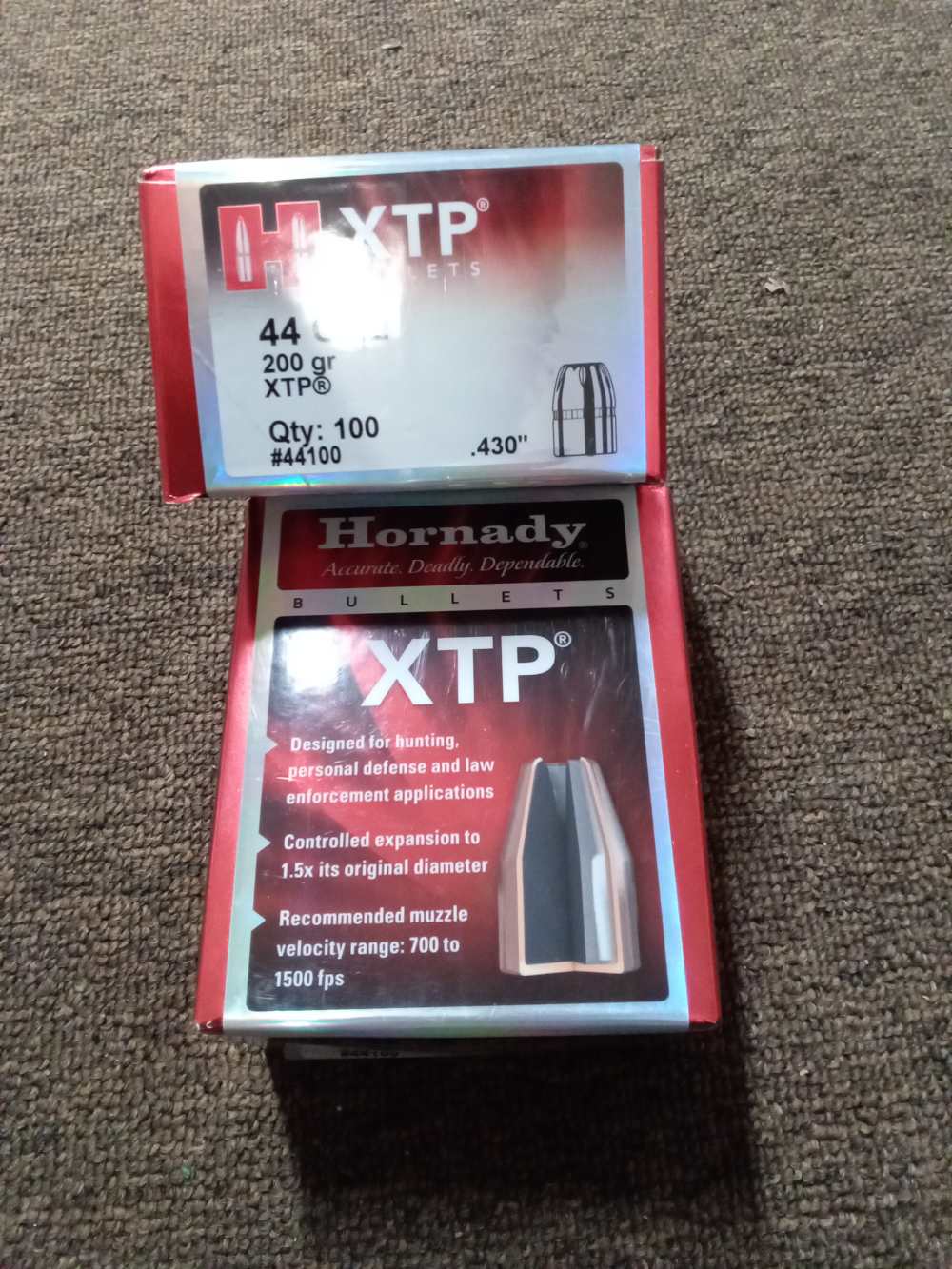 Hornady .44 Bullet Lot, 200 pcs-img-0
