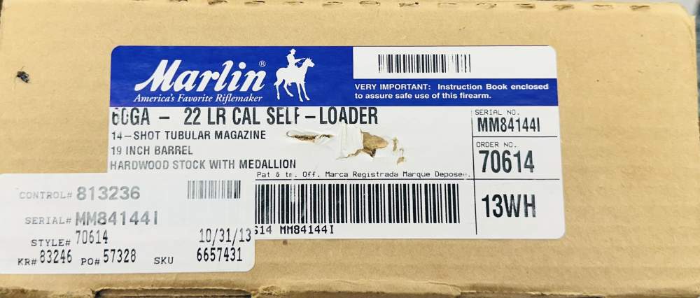 Marlin 60 - .22 LR - Great American Game Series - 19" Bbl - LNIB-img-12