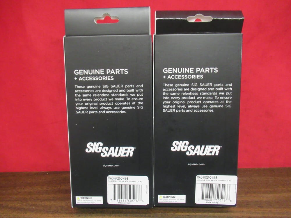 2 Factory Sig Sauer P320 Compact 9 Round .45ACP Magazines-img-1