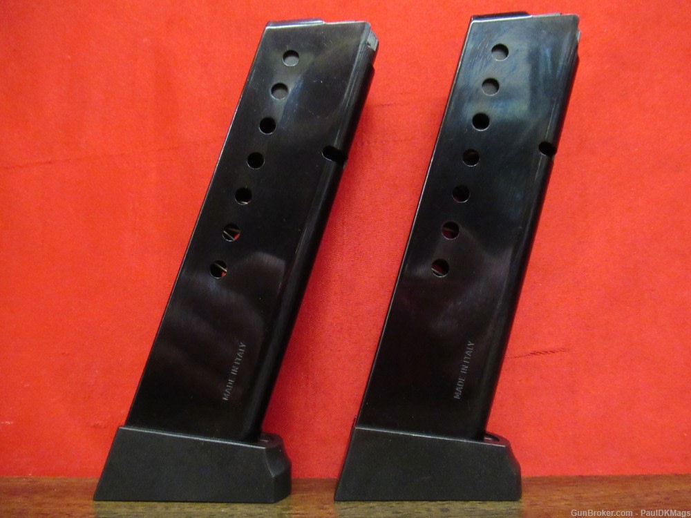 2 OEM Sig Sauer P210 Target 9mm 8rd 8 Round Pistol Magazines Mags Clips-img-3