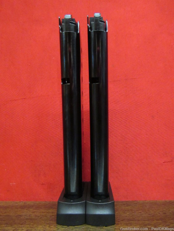 2 OEM Sig Sauer P210 Target 9mm 8rd 8 Round Pistol Magazines Mags Clips-img-4