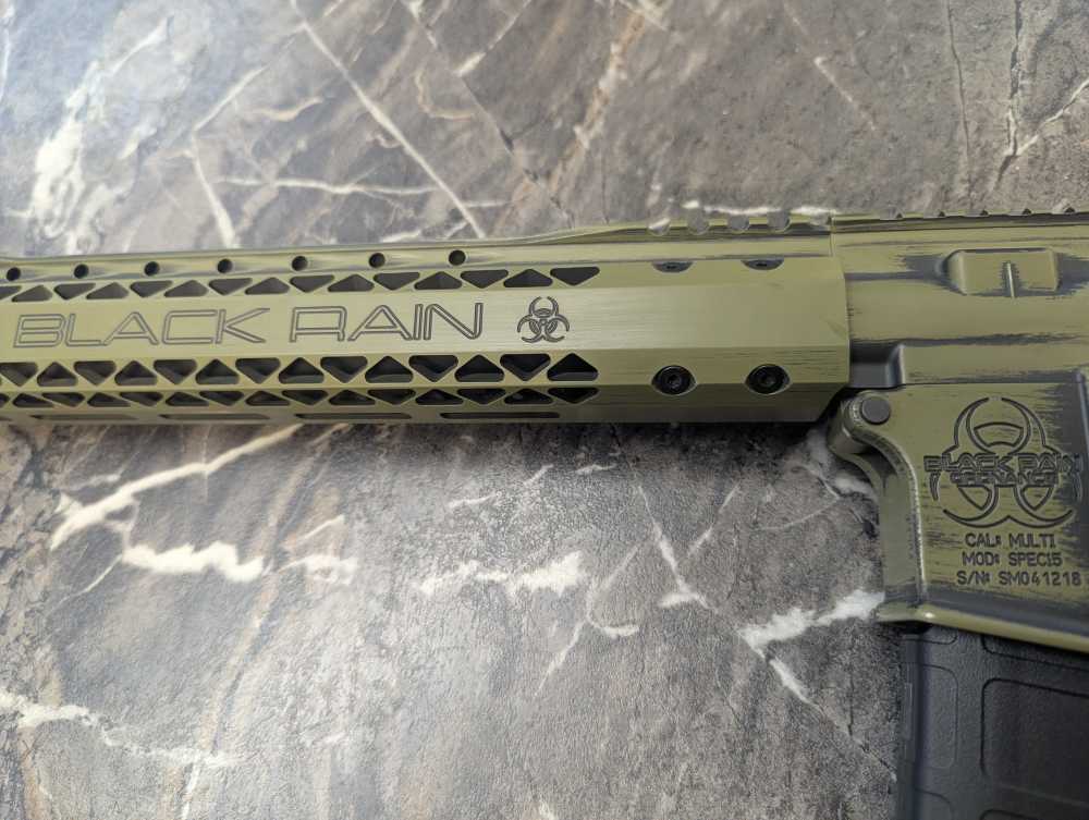 Black Rain Ordinance Spec-15 Ar-15 5.56mm Rifle Bazooka Green-img-11