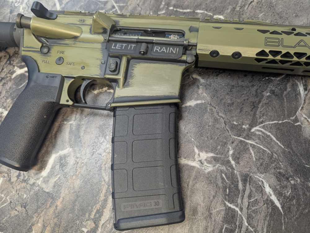 Black Rain Ordinance Spec-15 Ar-15 5.56mm Rifle Bazooka Green-img-4