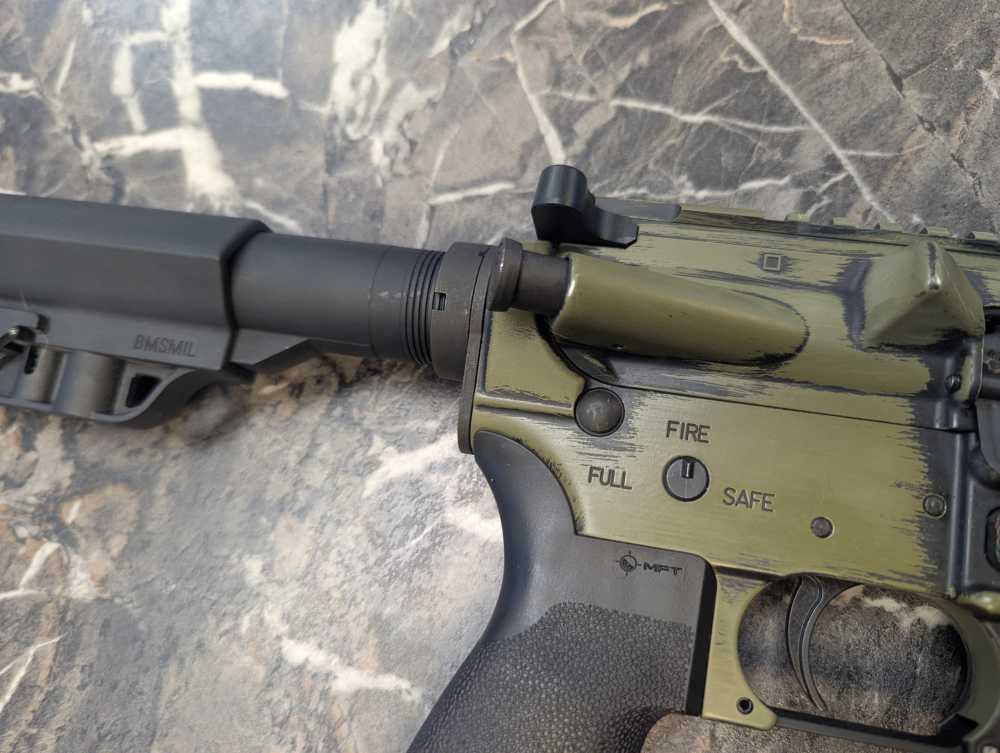Black Rain Ordinance Spec-15 Ar-15 5.56mm Rifle Bazooka Green-img-6