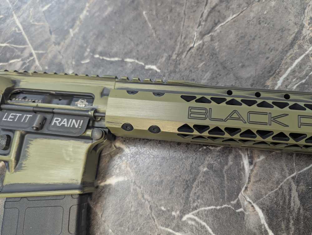 Black Rain Ordinance Spec-15 Ar-15 5.56mm Rifle Bazooka Green-img-3