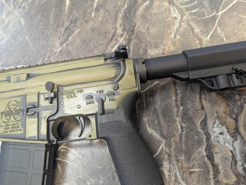 Black Rain Ordinance Spec-15 Ar-15 5.56mm Rifle Bazooka Green-img-13