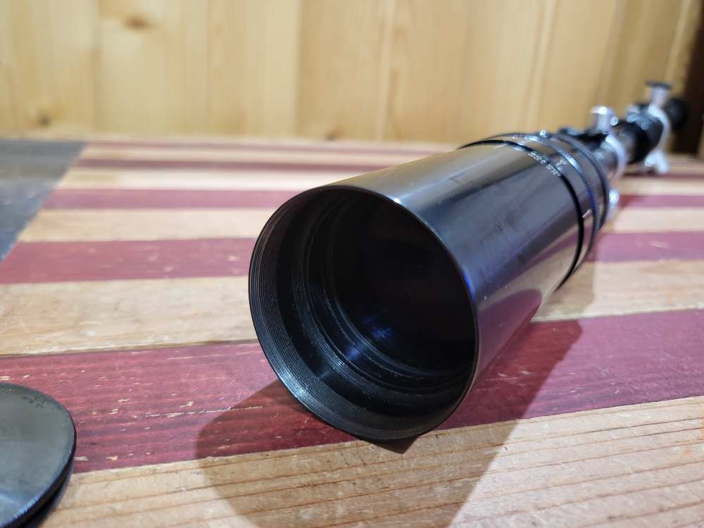 Vintage Unertl 16x Target Scope With Mounts, Caps and Eye Piece-img-20